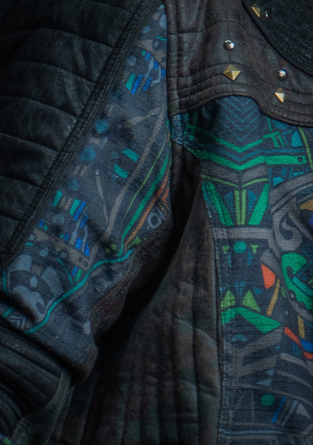 Jacket Men SAMURAI SHAMAN / Fake Leather / Waterproof Linen - POPPYFIELDS